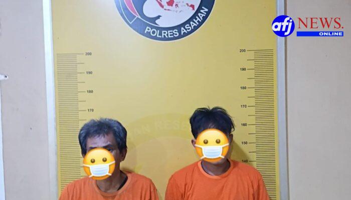 Satres Narkoba Polres Asahan Ungkap Kasus Sabu di Air Batu, Dua Tersangka Diamankan