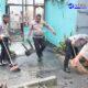 Polres Labuhanbatu Laksanakan Aksi Kemanusiaan Bersihkan Lokasi Pasca Kebakaran di Padang Bulan