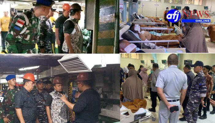 TNI-AL Sigap Tangani Insiden KM Aceh Hebat 2, 14 Korban Luka Bakar, Dievakuasi ke Rumah Sakit