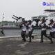 Satuan Patroli Gelar Kegiatan Halang Rintang Dalam Rangka Pembinaan Satuan (Binsat) Satrol Di Lapangan Mako Kodaeral I Belawan