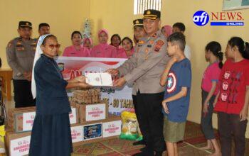 Sambut Hari Bhayangkara ke-80, Polres Pelabuhan Belawan Gelar Anjangsana dan Salurkan Bantuan Sosial