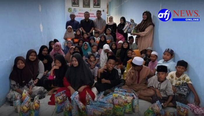 Kakanim Kelas II TPI Belawan Hadiri Acara Santunan Anak Yatim Yang Digelar Kalaborasi Belawan Berkah