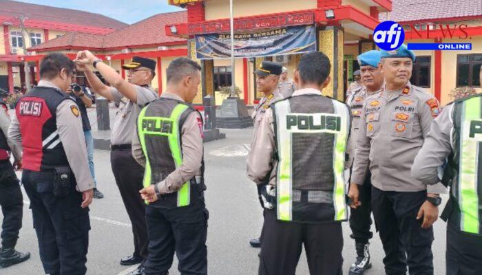 Jelang HUT Bhayangkara Ke-80, Polres Pelabuhan Belawan Gelar Pekan Gaktibplin Personel