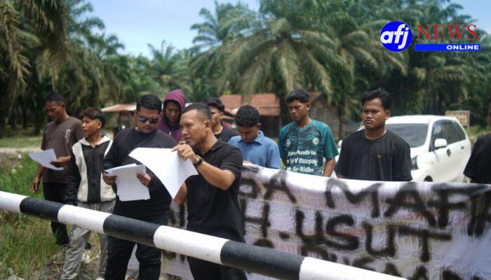 Puluhan Tahun, Diduga Keruk Hasil Bumi Tanpa HGU, DPD LSM LIBAS Labuhanbatu Raya Gelar Aksi Damai, Desak Penyegelan dan Sita Perkebunan PICCUAN