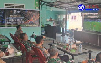 Semarak Piala Dunia 2026, Koramil 06/Marbau Hadirkan Kebersamaan Bersama Warga Lewat Nobar