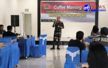 Dandim 0209/LB Perkuat Kemitraan dengan Insan Pers, Bangun Komunikasi Terbuka Demi Stabilitas Wilayah