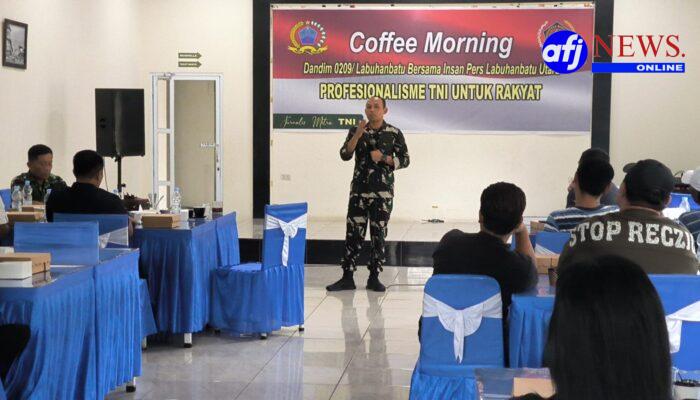 Dandim 0209/LB Perkuat Kemitraan dengan Insan Pers, Bangun Komunikasi Terbuka Demi Stabilitas Wilayah