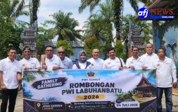 Family Gathering PWI Sumut 2026: Anggota PWI Labuhanbatu Raih Hadiah Menarik dalam Sesi Lucky Draw