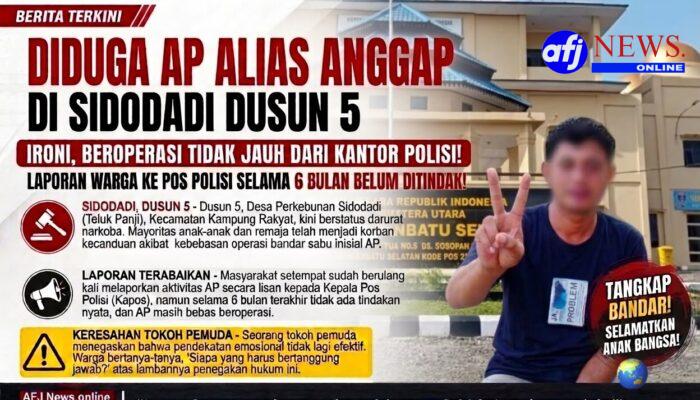 Darurat Narkoba di Dusun 5 Sidodadi, Warga Resah BD Inisial ‘AP’ Tak Kunjung Ditangkap Meski Beroperasi Dekat Kantor Polisi
