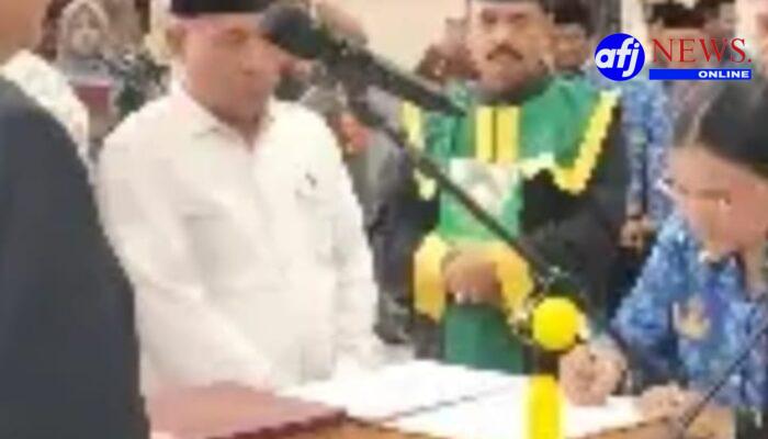 H. M Salim Fakhri Bupati Aceh Tenggara  Lantik 55 Kepala Satuan pendidikan
