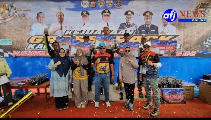 Grasstrack Kapolres Agara Sukses Digelar, Semangat Bhayangkara dan Prestasi Berpacu di Sirkuit IMI Aceh Tenggara