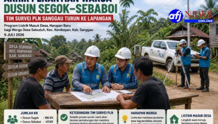Akhir Penantian Warga Dusun Segok-Sebaboi, Tim Survei PLN Sanggau Akhirnya Turun ke Lapangan