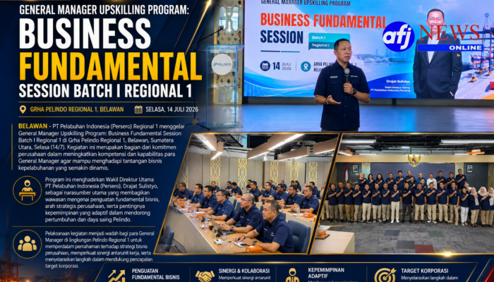 Pelindo Regional 1 Gelar General Manager Upskilling Program untuk Perkuat Fundamental Bisnis